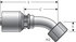 G25202-0810 by GATES - Hydraulic Coupling/Adapter- Female SAE 45 Flare Swivel- 45 Bent Tube (MegaCrimp)