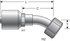 G25233-0810 by GATES - Hyd Coupling/Adapter- Female Flat-Face O-Ring Swivel - 30 Bent Tube (MegaCrimp)