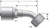 G25235-1012X by GATES - Hyd Coupling/Adapter- Female Flat-Face O-Ring Swivel - 45 Bent Tube (MegaCrimp)