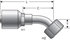 G25235-2020 by GATES - Hyd Coupling/Adapter- Female Flat-Face O-Ring Swivel - 45 Bent Tube (MegaCrimp)