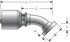 G25306-2020 by GATES - Hydraulic Coupling/Adapter - Code 61 O-Ring Flange - 45 Bent Tube (MegaCrimp)