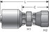 G25540-0606 by GATES - Hydraulic Coupling/Adapter - Female Air Brake Swivel (MegaCrimp)