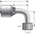 G25655-0408 by GATES - Female DIN 24 Cone Swivel - Light Series with O-Ring - 90 Bent Tube (MegaCrimp)