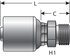G25810-1010 by GATES - Hydraulic Coupling/Adapter - Male British Standard Parallel Pipe (MegaCrimp)