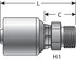 G25810-1212 by GATES - Hydraulic Coupling/Adapter - Male British Standard Parallel Pipe (MegaCrimp)
