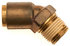 G31102-0604 by GATES - Hydraulic Coupling/Adapter - Air Brake to Male Pipe - 45 (SureLok)