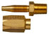 G34100-0606B by GATES - Male Pipe (NPTF - 30 Cone Seat) - Brass (C5CXH, C5C, C5D and C5M Hose)