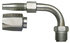 G34504-0404 by GATES - Hyd Coupling/Adapter- Male SAE 45 Flare Inverted Swivel - 90 Bent Tube - Steel