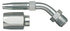 G34502-0404 by GATES - Hyd Coupling/Adapter- Male SAE 45 Flare Inverted Swivel - 45 Bent Tube - Steel