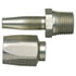 G35100-0402X by GATES - Hydraulic Coupling/Adapter - Male Pipe (NPTF - 30 Cone Seat) - Steel (C5E Hose)