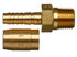 G40100-0402B by GATES - Hydraulic Coupling/Adapter - Male Pipe (NPTF - 30 Cone Seat) - Brass (C14)