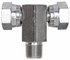 G60186-2020 by GATES - Female Pipe Swivel NPSM on Run to Male Pipe NPTF - Tee (SAE to SAE)