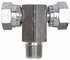 G60186-2424 by GATES - Female Pipe Swivel NPSM on Run to Male Pipe NPTF - Tee (SAE to SAE)