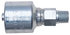 G25100-0606 by GATES - MegaCrimp™ Coupling - 3/8"-18 Thread, 3/8" Tube ID, 2.32" Length, Male Pipe (NPTF 30° Cone Seat)