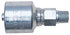 G25100-0408 by GATES - Hydraulic Coupling/Adapter - Male Pipe (NPTF - 30 Cone Seat) (MegaCrimp)