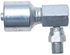 G25106-0402 by GATES - Male Pipe Swivel - 90 Block (NPTF - without 30 Cone Seat) (MegaCrimp)