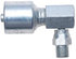G25106-0406 by GATES - Male Pipe Swivel - 90 Block (NPTF - without 30 Cone Seat) (MegaCrimp)