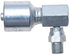 G25106-0606 by GATES - Male Pipe Swivel - 90 Block (NPTF - without 30 Cone Seat) (MegaCrimp)