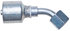 G25235-0404 by GATES - Hyd Coupling/Adapter- Female Flat-Face O-Ring Swivel - 45 Bent Tube (MegaCrimp)
