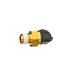 G31124-0402C by GATES - Hydraulic Coupling/Adapter - Composite Air Brake to Male Pipe Swivel - 90