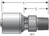 G42100-1212 by GATES - Hydraulic Coupling/Adapter - Male Pipe (NPTF - 30 Cone Seat) (GLP)