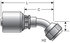 G42174-0606 by GATES - Hydraulic Coupling/Adapter - Female JIC 37 Flare Swivel - 45 Bent Tube (GLP)
