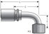 G43179-1212 by GATES - Hydraulic Coupling/Adapter - Female JIC 37 Flare Swivel - 90 Bent Tube (GL)