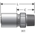 G43100-2424X by GATES - Hydraulic Coupling/Adapter - Male Pipe (NPTF - 30 Cone Seat) (GL)