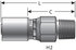 G43105-1616 by GATES - Hydraulic Coupling/Adapter - Male Pipe Swivel (NPTF - without 30 Cone Seat) (GL)