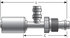 G475800606S by GATES - Male SAE Tube O-Ring Nut Swivel w/ R134A Service Port- Steel (PolarSeal II ACB)