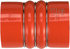 26203 by GATES CORPORATION - Intercooler Hose - Turbocharger, 4 in. ID, 25 PSI, 3-Rings