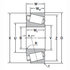 4T-02474/02420 by NTN - Multi-Purpose Bearing - Roller Bearing, Tapered, 28.58mm I.D., 49.50mm O.D., 22.23mm Height