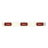 M20323R by MAXXIMA - Identification Light - Stainless Clearance ID Bar, 24 LED, Red