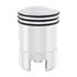 70613 by UNITED PACIFIC - Manual Transmission Shift Knob - Gearshift Knob, Chrome, Piston, 13/15/18, with Adapter