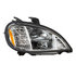 35846 by UNITED PACIFIC - Headlight - R/H, LED, Chrome Inner Housing, with Parking Light