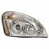 31227 by UNITED PACIFIC - Projection Headlight Assembly - RH, Chrome Housing, High/Low Beam, with Dual Mode Amber LED Light Bar