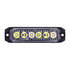 39165 by UNITED PACIFIC - Multi-Purpose Warning Light - 6 High Power LED "Competition Series" Slim Warning Light, White