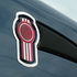 29052 by UNITED PACIFIC - Hood Emblem - Hood Logo Trim, Stainless, for 2007+ Kenworth T660/T370