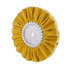 90030 by UNITED PACIFIC - Buffing Wheel - 10" Yellow Treated Airway Buff, 5/8" & 1/2" Arbor