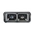 31156 by UNITED PACIFIC - Projection Headlight Assembly - LH, LED, Black Housing, High/Low Beam, with LED Signal Light and Position Light Bar