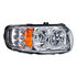 35785 by UNITED PACIFIC - Headlight Assembly - RH, LED, Chrome Housing, High/Low Beam, with 6 LED Signal and 100 LED Position Light