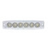 36684B by UNITED PACIFIC - Multi-Purpose Warning Light - 6 High Power LED Super Thin Warning Light, White LED/Clear Lens