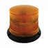 36537 by UNITED PACIFIC - Beacon Light - 5" Round, 3 High Power LED, Amber Lens, Magnetic Mount