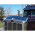 29003 by UNITED PACIFIC - Hood Deflector - Bug Deflector, Stainless, for 2007+ Peterbilt 388/389/Heavy Haul 367
