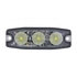 36630B by UNITED PACIFIC - Multi-Purpose Warning Light - 3 High Power LED Super Thin Warning Light, Amber LED