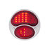 110891 by UNITED PACIFIC - Tail Light - 31 LED Sequential, with Stainless Steel Housing & Rim, for 1928-1931 Ford Car, R/H