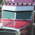 29130 by UNITED PACIFIC - Windshield Trim - Stainless Steel, for 1987+ Peterbilt 379/386/388/389