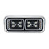 35826 by UNITED PACIFIC - Projection Headlight Assembly - RH, LED, 4 x 6", Black Housing, High/Low Beam, with LED Signal Light and White LED Position Light, Fender Liner Included