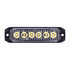 39161 by UNITED PACIFIC - Multi-Purpose Warning Light - 6 High Power LED "Competition Series" Slim Warning Light, Amber