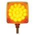 38701 by UNITED PACIFIC - Turn Signal Light - Double Face, LH, 45 LED Single Stud, Amber & Red LED/Amber & Red Lens